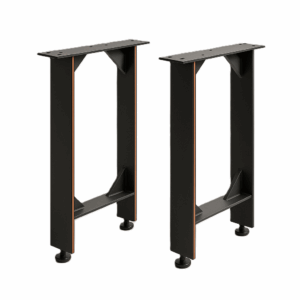 Base de Mesa Minimalista 160x80x75cm Preto Fosco