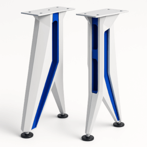 Pés Metálicos Premium para Mesa Gamer 160x80x75cm