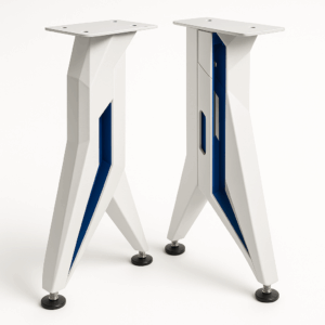 Pés Metálicos Premium para Mesa Gamer 140x70x75cm
