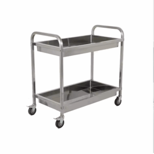 Carrinho Inox para Instrumentos 3 Planos 80x45x90cm