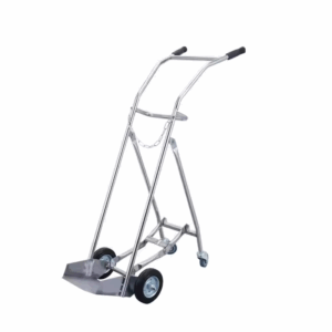 Carrinho para Cilindro de Oxigênio Inox 2 Rodas