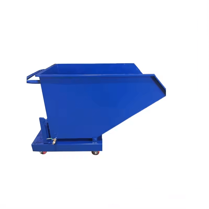 Contentor Basculante Metálico para Resíduos para Coleta de Resíduos Industrial para Coleta de Resíduos (80x120x80cm)