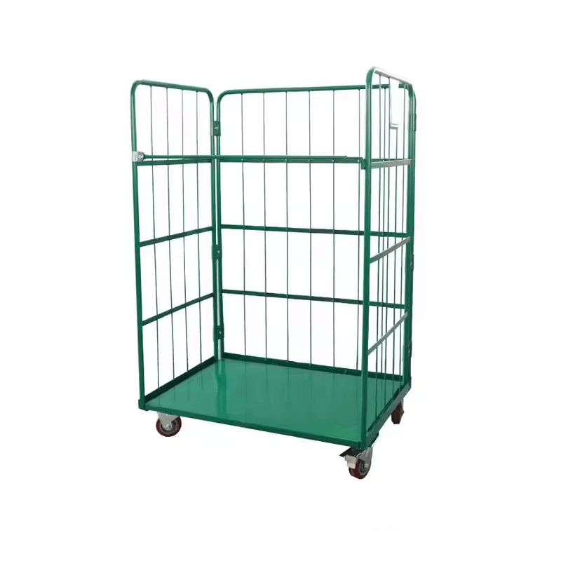 Carrinho Contêiner Gaiola Verde (60x90x160cm)