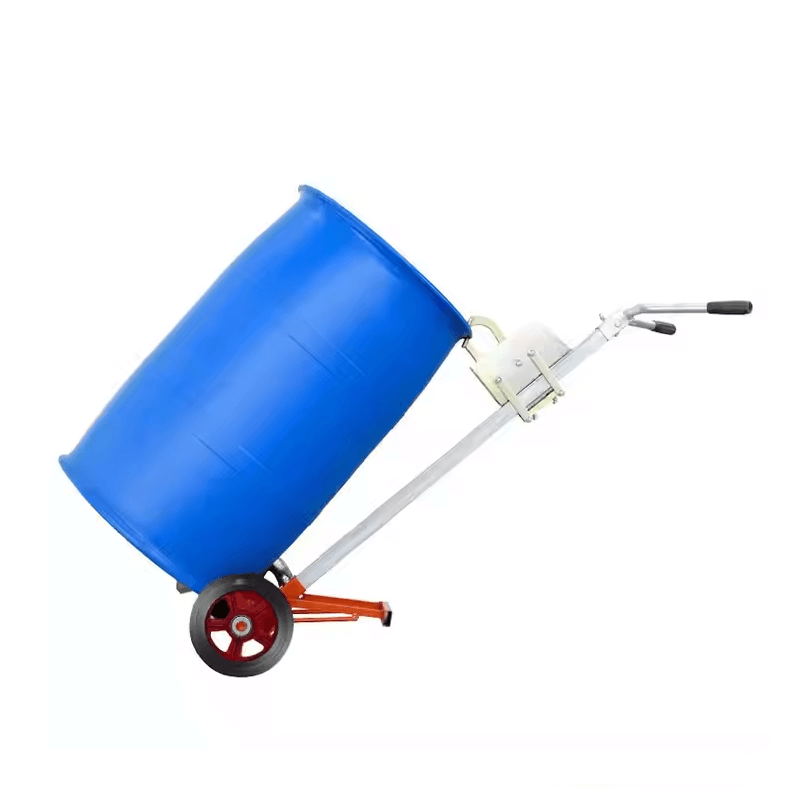 Carrinho Transportador de Tambores Industrial (80x120x90cm)