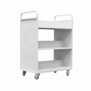 Carrinho Hospitalar Roupa Suja Duplo Inox