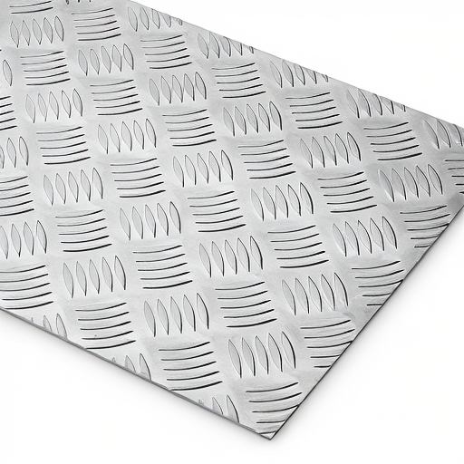 Chapa de Alumínio Antiderrapante Xadrez 3,00mm – 4 x 4 cm (Piso de ônibus)