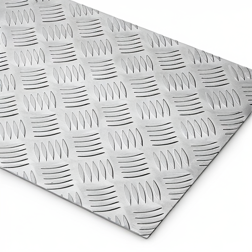 Chapa de Alumínio Antiderrapante Xadrez 2,65mm – 69 x 69 cm (Piso de ônibus)