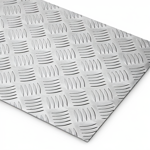 Chapa de Alumínio Antiderrapante Xadrez 1,50mm – 101 x 101 cm (Piso de ônibus)