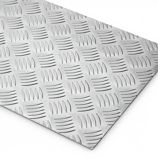 Chapa de Alumínio Antiderrapante Xadrez 1,50mm – 67 x 67 cm (Piso de ônibus)