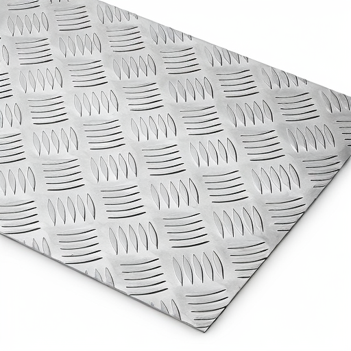 Chapa de Alumínio Antiderrapante Xadrez 1,20mm – 37 x 37 cm (Piso de ônibus)