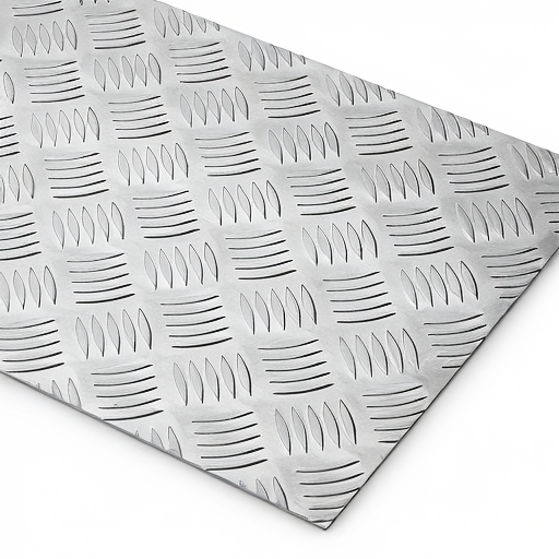 Chapa de Alumínio Antiderrapante Xadrez 1,20mm – 19 x 19 cm (Piso de ônibus)
