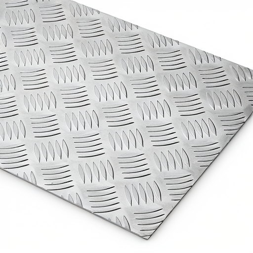 Chapa de Alumínio Antiderrapante Xadrez 3,00mm – 62 x 62 cm (Piso de ônibus)