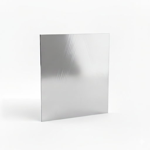 Chapa de Aço Inox 430 Brilhante 1,00mm – 5 x 5 cm