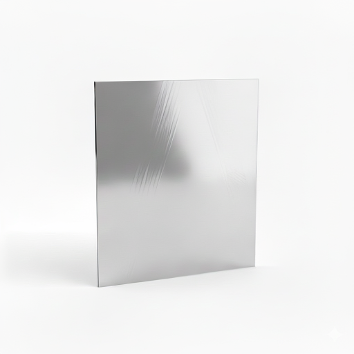 Chapa de Aço Inox 430 Brilhante 1,00mm – 6 x 6 cm