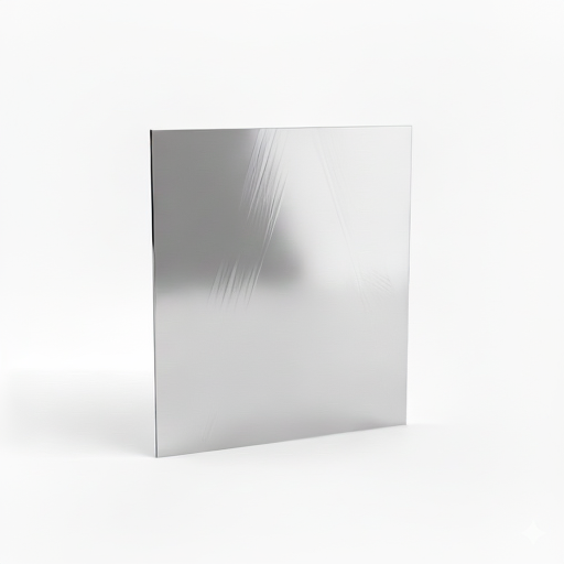 Chapa de Aço Inox 430 Brilhante 1,00mm – 7 x 7 cm