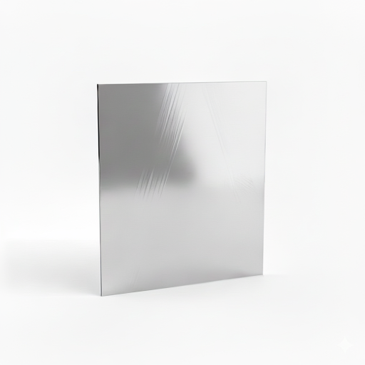 Chapa de Aço Inox 430 Brilhante 1,00mm – 8 x 8 cm