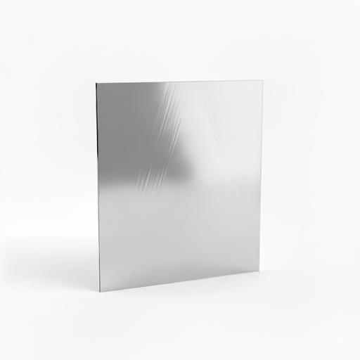 Chapa de Aço Inox 430 Brilhante 1,00mm – 13 x 13 cm