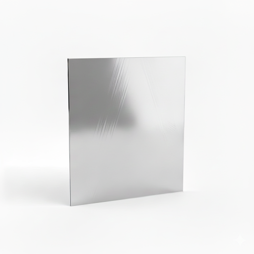 Chapa de Aço Inox 430 Brilhante 1,00mm – 19 x 19 cm