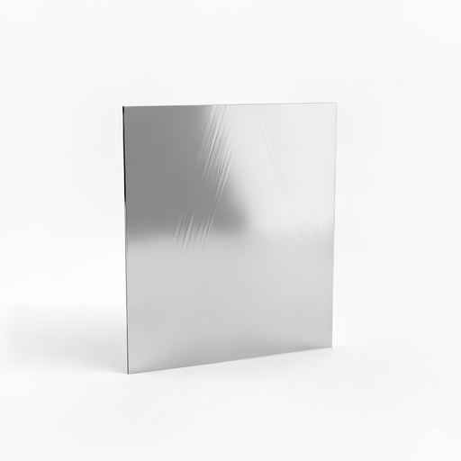 Chapa de Aço Inox 430 Brilhante 1,00mm – 22 x 22 cm