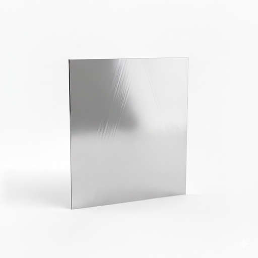 Chapa de Aço Inox 430 Brilhante 1,00mm – 27 x 27 cm
