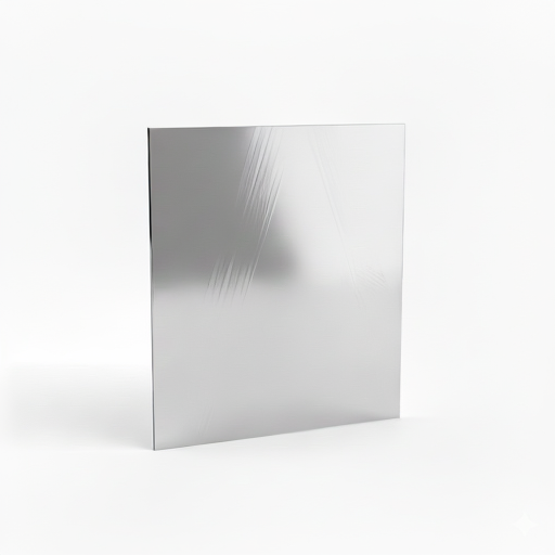 Chapa de Aço Inox 430 Brilhante 1,00mm – 28 x 28 cm