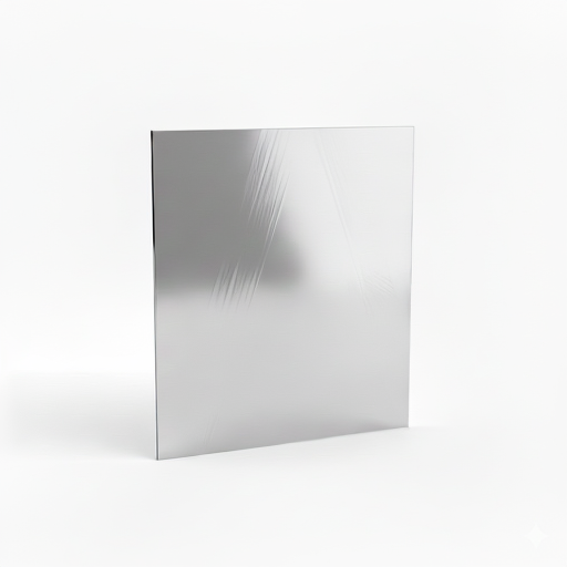 Chapa de Aço Inox 430 Brilhante 1,00mm – 29 x 29 cm
