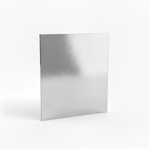 Chapa de Aço Inox 430 Brilhante 1,00mm – 36 x 36 cm