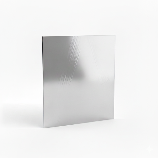 Chapa de Aço Inox 430 Brilhante 1,00mm – 37 x 37 cm