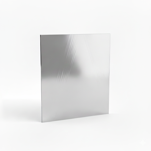 Chapa de Aço Inox 430 Brilhante 1,00mm – 42 x 42 cm