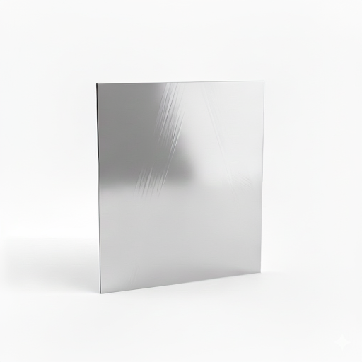 Chapa de Aço Inox 430 Brilhante 1,00mm – 44 x 44 cm