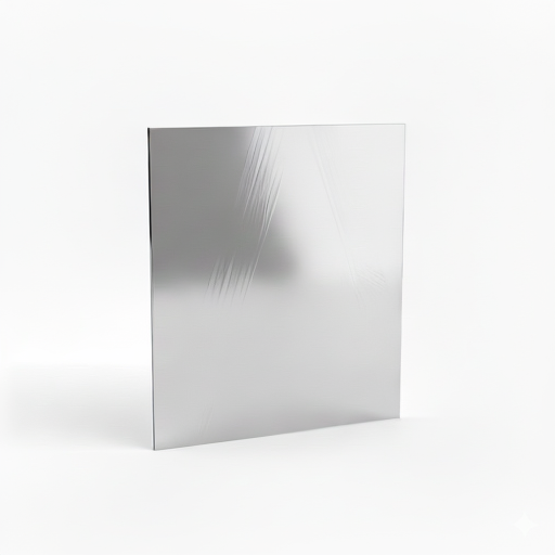 Chapa de Aço Inox 430 Brilhante 1,00mm – 46 x 46 cm