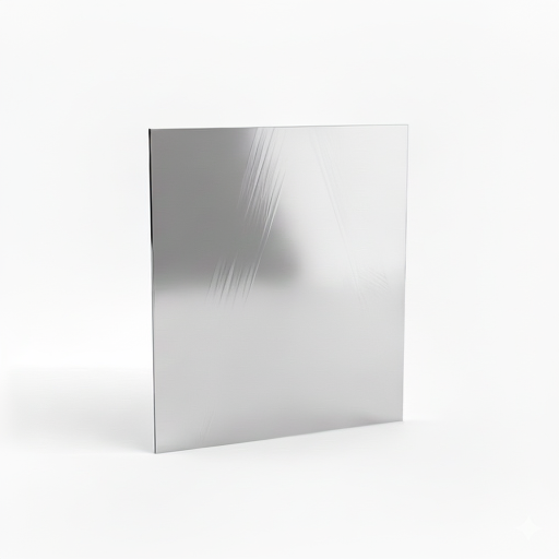 Chapa de Aço Inox 430 Brilhante 1,00mm – 49 x 49 cm