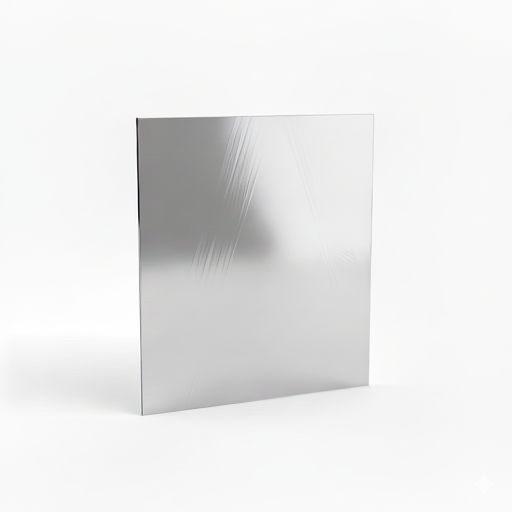 Chapa de Aço Inox 430 Brilhante 1,00mm – 53 x 53 cm