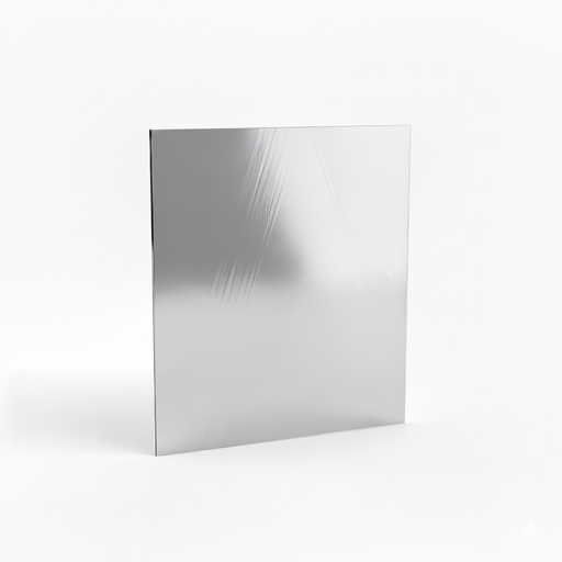 Chapa de Aço Inox 430 Brilhante 1,00mm – 54 x 54 cm