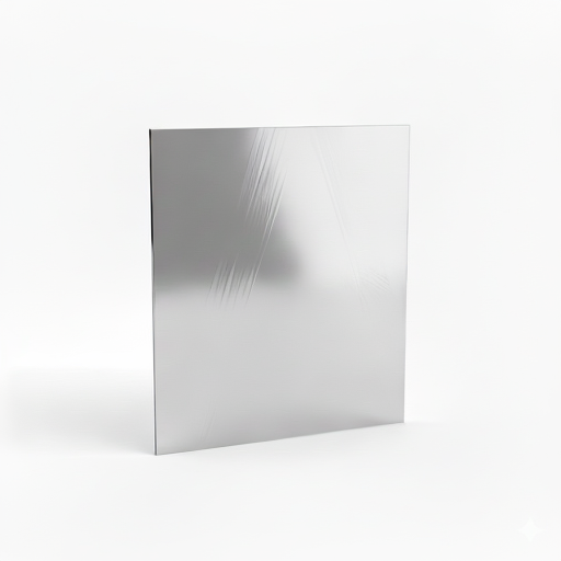 Chapa de Aço Inox 430 Brilhante 1,00mm – 55 x 55 cm