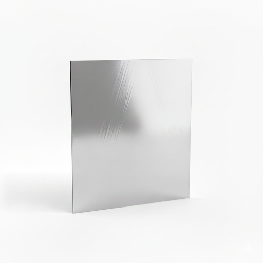 Chapa de Aço Inox 430 Brilhante 1,00mm – 65 x 65 cm