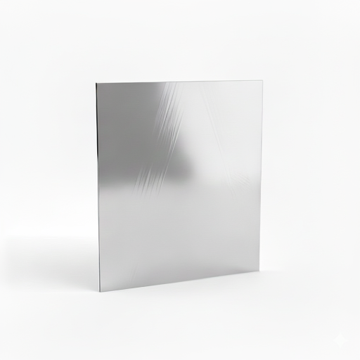 Chapa de Aço Inox 430 Brilhante 1,00mm – 67 x 67 cm