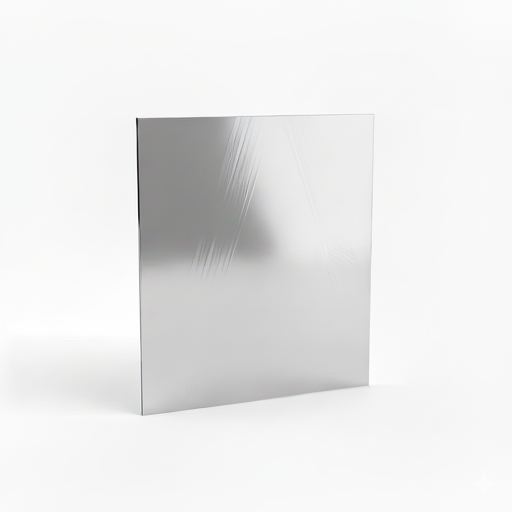 Chapa de Aço Inox 430 Brilhante 1,00mm – 68 x 68 cm