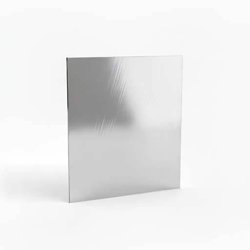 Chapa de Aço Inox 430 Brilhante 1,00mm – 70 x 70 cm