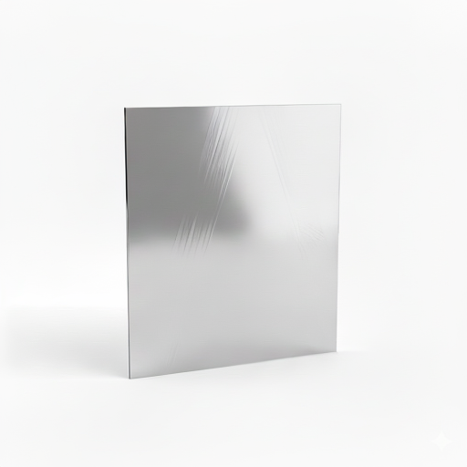 Chapa de Aço Inox 430 Brilhante 1,00mm – 75 x 75 cm