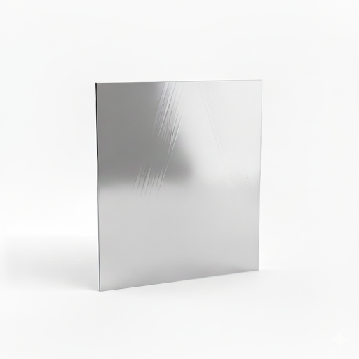 Chapa de Aço Inox 430 Brilhante 1,00mm – 83 x 83 cm