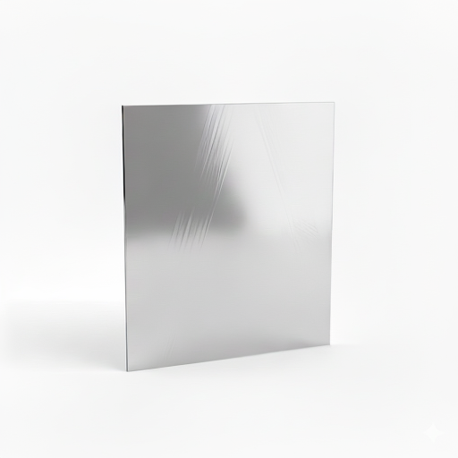 Chapa de Aço Inox 430 Brilhante 1,00mm – 89 x 89 cm