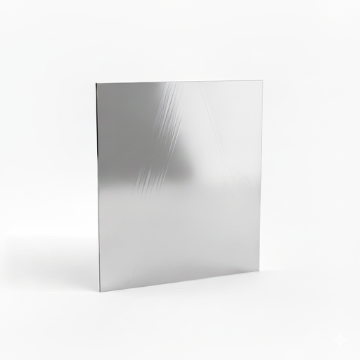 Chapa de Aço Inox 430 Brilhante 1,00mm – 93 x 93 cm