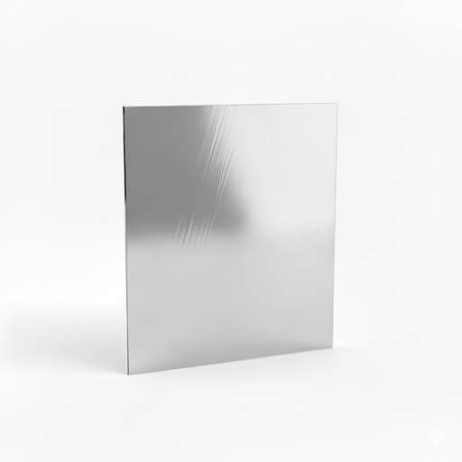 Chapa de Aço Inox 430 Brilhante 1,00mm – 96 x 96 cm