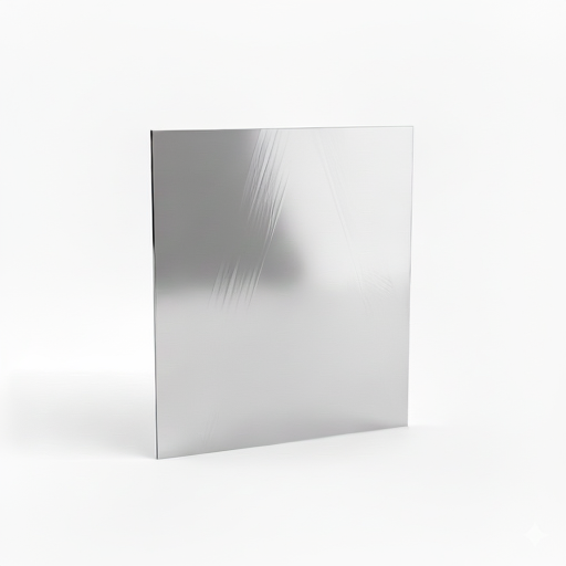 Chapa de Aço Inox 430 Brilhante 1,00mm – 105 x 105 cm