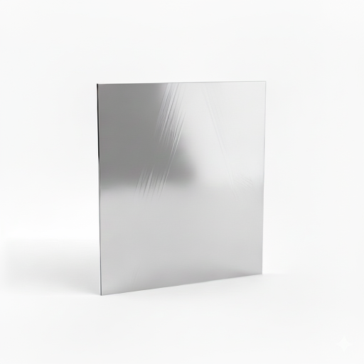 Chapa de Aço Inox 430 Brilhante 1,00mm – 107 x 107 cm