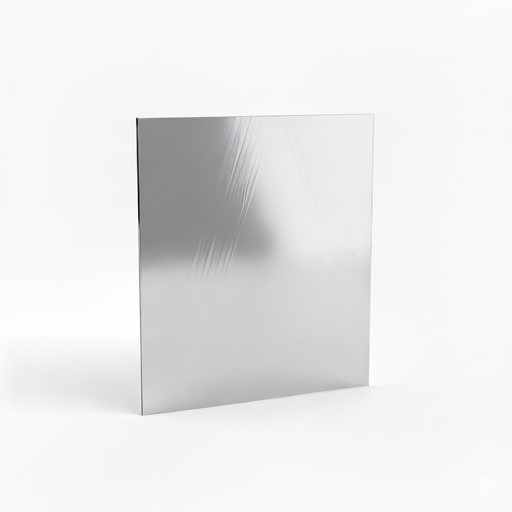 Chapa de Aço Inox 430 Brilhante 1,00mm – 110 x 110 cm