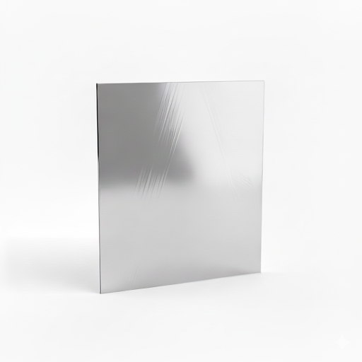 Chapa de Aço Inox 430 Brilhante 0,90mm – 24 x 24 cm