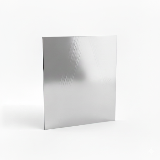 Chapa de Aço Inox 430 Brilhante 1,00mm – 116 x 116 cm