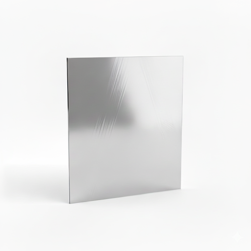 Chapa de Aço Inox 430 Brilhante 0,90mm – 25 x 25 cm